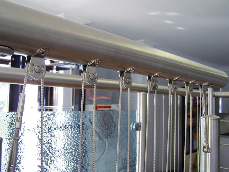 Stainless steel Pulleys For Continuous Cables Bridco Australia