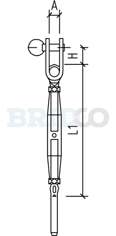 Bottlescrew Jaw and Swage Stud Height Safety diagram