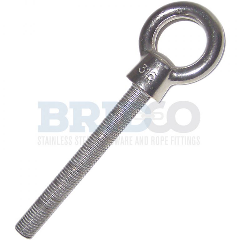 Eye Bolt Long Shank Bridco Stainless Steel Australia