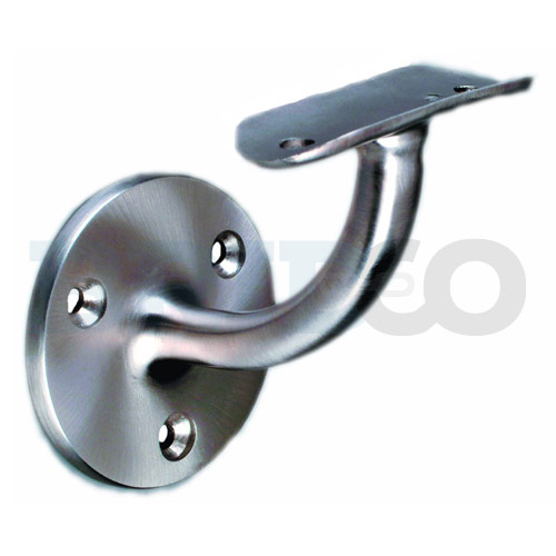 Fixed Wall Mount Handrail Bracket For Round Rail