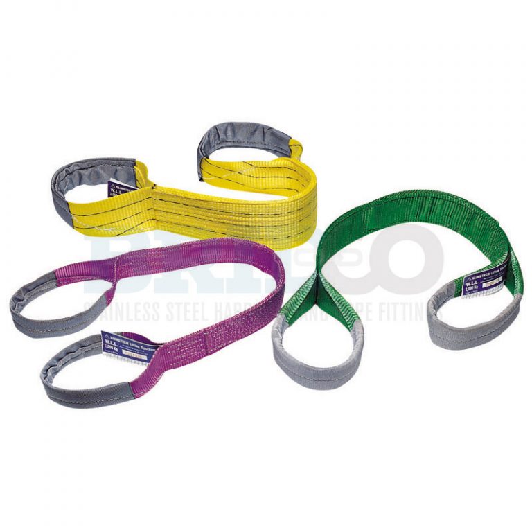 Lifting Slings Polyester Round And Flat bing Slings Bridco