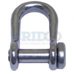 Semi Round Slotted Head D Shackle