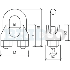 Wire Rope Grip diagram