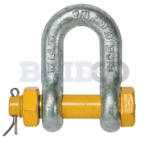 Yellow Pin Grade S Dee Shackle Safety Pin